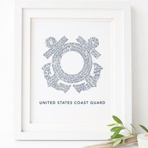 US Coast Guard Word Art